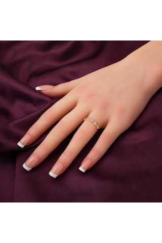 Kalpli Minimal 14 Ayar Spor Altın Yüzük