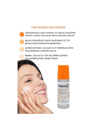 Natexia Mineral Güneş Koruyucu Losyon SPF50+ 100 Ml