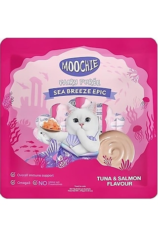 Moochie Ton Ve Somon Balıklı Krema Kedi Ödülü 25 X 15gr