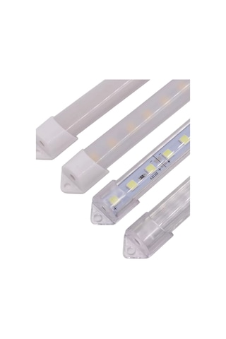 Alüminyum Kasalı Çubuk Barled 12v 72 Ledli 5730 Opak Cam Beyaz Led