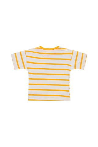 Civil Baby Çizgili 6-18 Ay Tişört - Hardal