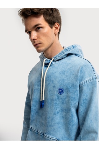 Oversize Fit Erkek Gömlek U.kol Lacivert