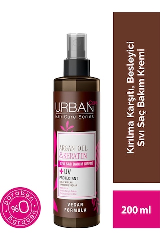 Urban Care Argan Yağı ve Keratinli Besleyici & Kırılma Karşıtı Sıvı Saç Kremi 200 ML