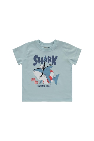 Civil Baby Shark Baskılı 6-18 Ay Takım - Mavi