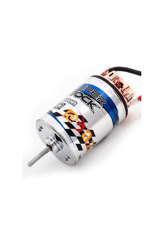 Yunboo 550 Fırçalı Motor, Tırmanma Arabaları İçin Yüksek Tork, Su Geçirmez Paslanmaz Çelik Kasa, Değiştirilebilir Karbon Fırçalar, 16 Dişli