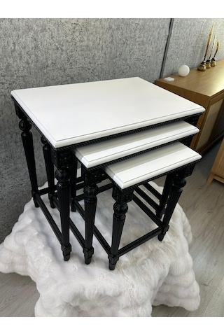 Ahşap Oymalı Zigon Sehpa