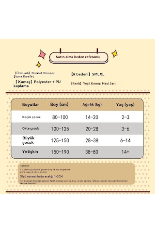 Unicomlifeerp Dinoşarj Kıyafetleri Çocuk Ve Yetişkin Aile Spor Etkinliği Kukla Yürüyüş Kostümleri Cadılar Bayramı Çocuk Gösteri Kostümleri Kırmızı 8-13
