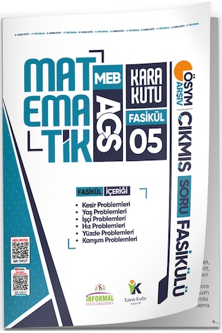 2026 Meb Ags Matematik Kara Kutu 5.fasikül Ösym Çıkmış Soru Bankası Problemler 2 Çözümlü Modüler Set