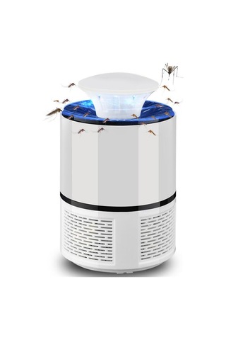 Shineyee A04 Beyaz Usb Elektronik Mus Musu Öldürücü Lambası - 360-400nm Mor Işık, Sessiz Fan, 20-50m² Kapasite Çok Renkli