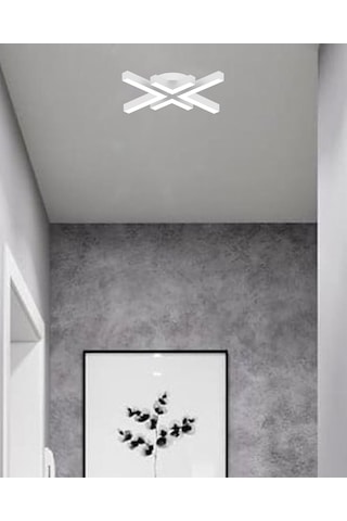 Arana Beyaz Kasa, Beyaz Işık Modern Plafonyer Led Avize Beyaz