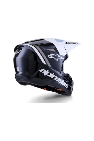 Alpinestars Sm3 Radium Off-Road Cross Kaskı Beyaz - Gri - Siyah