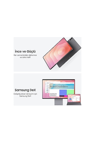 Samsung Galaxy Uyumlu Tab S11 Ultra 16gb/1tb Tablet Gri