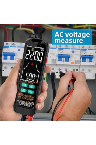 Besthome1 Portatív Multimetro Inteligente - Ncv Ölçüm, 6000 Sayım, Usb Şarjlı, Veri Depolama Ve Fenerli