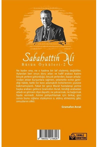Sabahattin Ali Bütün Öyküleri 2 - Sabahattin Ali - Aperatif Kitap