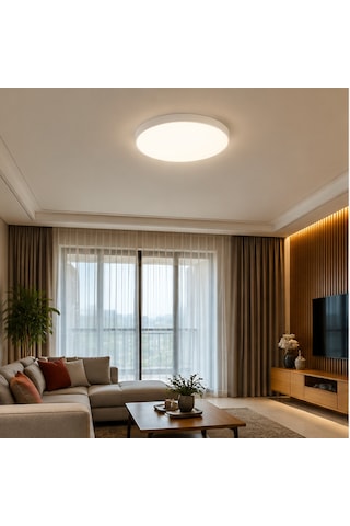 Jupiter 36w Sıva Altı Yuvarlak Ayarlanabilir Pmma Led Panel 4000k Beyaz