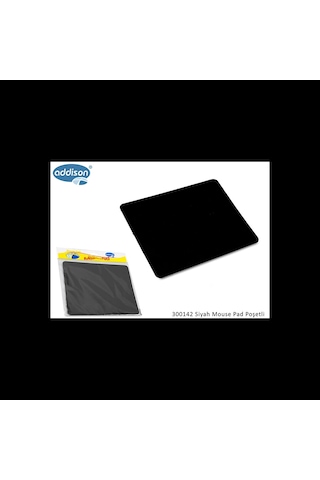 Addıson 300142, 177x217x2mm, Lüx, Big, Mouse Pad, Siyah Diğer