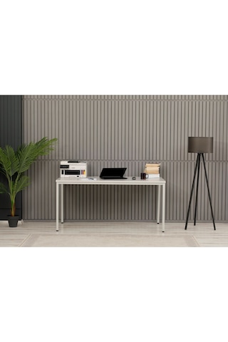 Sehpol Çalışma Masası 160x80x75 Cm Gri