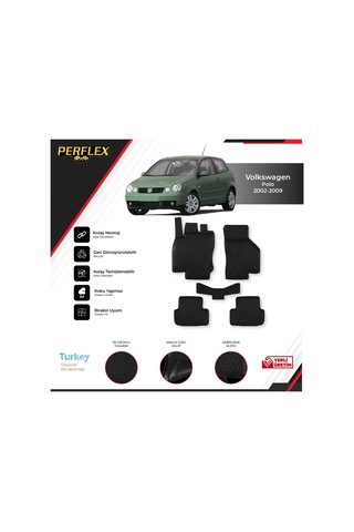 Volkswagen Polo 2002-2009 3D Havuzlu Paspas