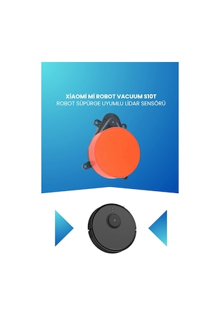 Xiaomi Mi Robot Vacuum S10t Robot Süpürge Uyumlu Lidar Sensörü Xiaomi Mi Robot Vacuum S10t Robot Süpürge Uyumlu Lidar Sensörü