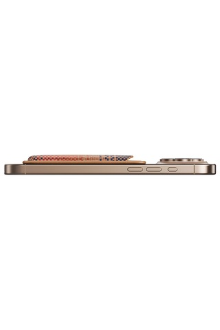 Pitaka Magnetic Woven Serisi Aramid Fiber Magnetik Kartlık Kahverengi