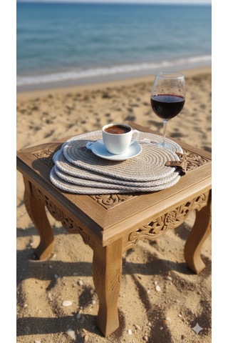 Kahve Finsanı Sunum Altlığı Nohut Rengi
