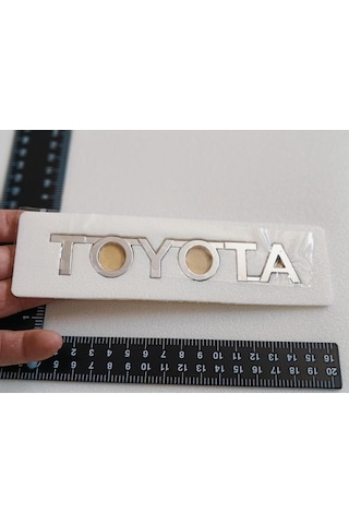 Toyota Avensis Uyumlu Toyota Krom Bagaj Yazısı 3m 3d Abs