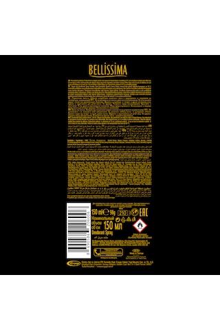 Bellissima Kadın Sprey Deodorant 6 x 150 ML