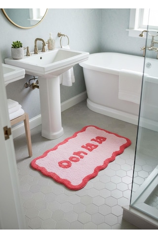 The Mia Ooh La La Banyo Paspası 60x100 Cm Çok Renkli