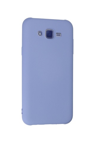 Galaxy J7 Kılıf Nano İçi Kadife Silikon - Lila