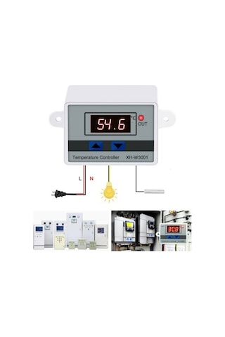 Xh-w3001 220v Dijital Termostat Akvaryum Kuluçka Makinesi