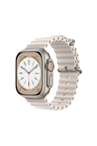 Newface Apple Watch 38mm Ocean Kordon - Krem Diğer