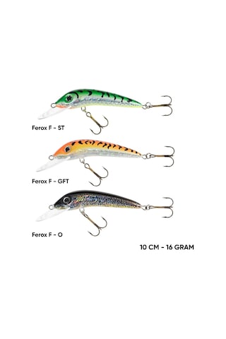 Maket Balık - Rapala - Jaxon Ferox F - O - 10 Cm 16 Gr