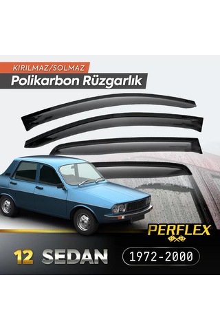 Home Renault 12 Sedan 1972-2000 Cam Rüzgarlığı V2 Mugen