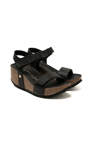 Terlik Kadın Bılbao G106319 Genuins Embossed Leather Dark Leather Dark