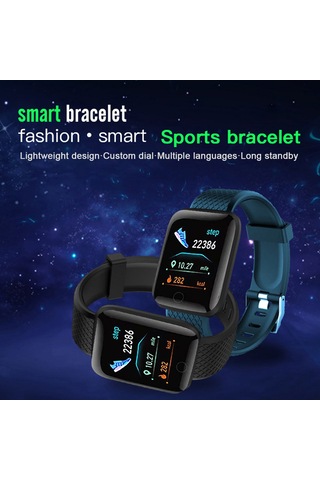 Reedark 116plus Akıllı Bileklik - 1.44" Tft Dokunmatik Ekran, Spor Sağlık İzleme, Uyku Analizi, Ip67 Su Geçirmez, Android/ios Desteği - Yeşil