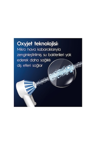Oral-b Ağız Sağlığı Merkezi: Ağız Duşu, 1 Oxyjet Başlığı, 1 Su Je