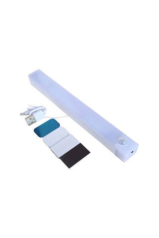 Usb Şarjlı, Sensörlü, Mıknatıslı, Akıllı Lamba Beyaz Işık