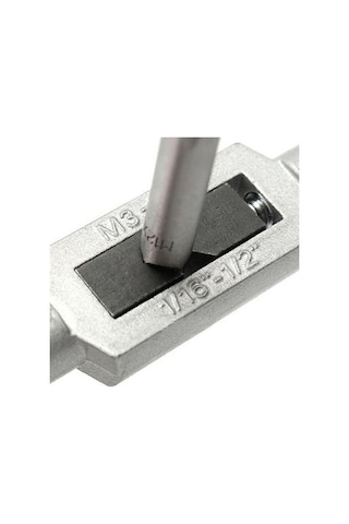 Pazly 8 Adet Konu Metrik Makine El Vida Dişi Fiş Musluk Seti M3 M4 M5 M6 M8 M10 M12 İle 1 Adet Ayarlanabilir Anahtar