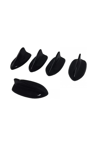 Fiat Fiorino Uyumlu Balık Sırtı Mini Süs Anten Siyah 5'li Fs