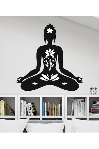 Yoga Meditasyon Dekoratif Ahşap Duvar Dekoru