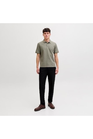 Jack&jones Austin Erkek Kahverengi Polo Yaka Tişört