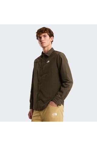 The North Face M Sequoıa Long Sleeve Shırt Erkek Gömlek Nf0a8fu521l1 Yeşil