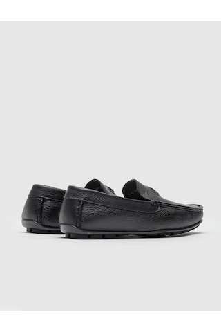 Cabani Pianaro Hakiki Deri Siyah Erkek Loafer