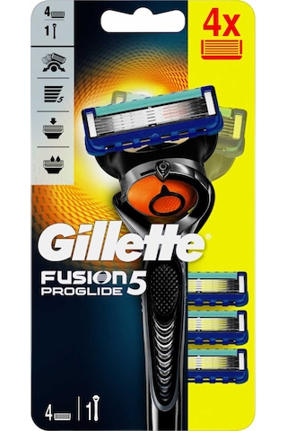 Gillette Fusion 5 Proglide Tıraş Makinesi + 4 Yedek Başlık