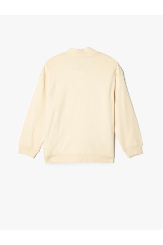 Koton Eşofman Takımı Sweatshirt Ve Şort Set Bej 4skb10080tk Ekru
