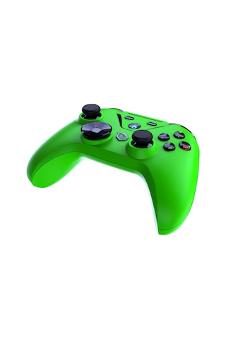 Pusat Clutch Titreşim Geri Bildirimli Çift Mod Kablosuz Gamepad Yeşil