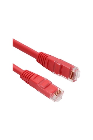 Vcom Np611B-R-2.0 Cat6 2.0Mt Kırmızı Utp Patch Kablo
