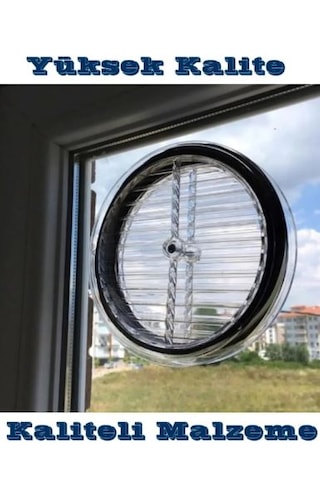 Şeffaf Doğalgaz Cam Menfez Havlandırma Kapağı