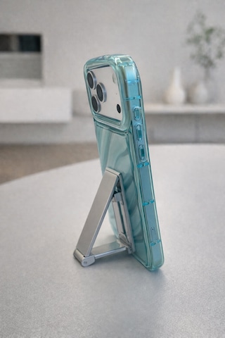 Apple Uyumlu iPhone 17 Pro Max Telefon Kılıfı Kamera Çıkıntılı Kabartmalı Parlak Desenli Darbe Emici Silikon Kılıf Yeşil