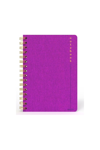 Melimelek Çizgili Defter Pembe Bez Ciltli - Ceyda Düvenci Pembe